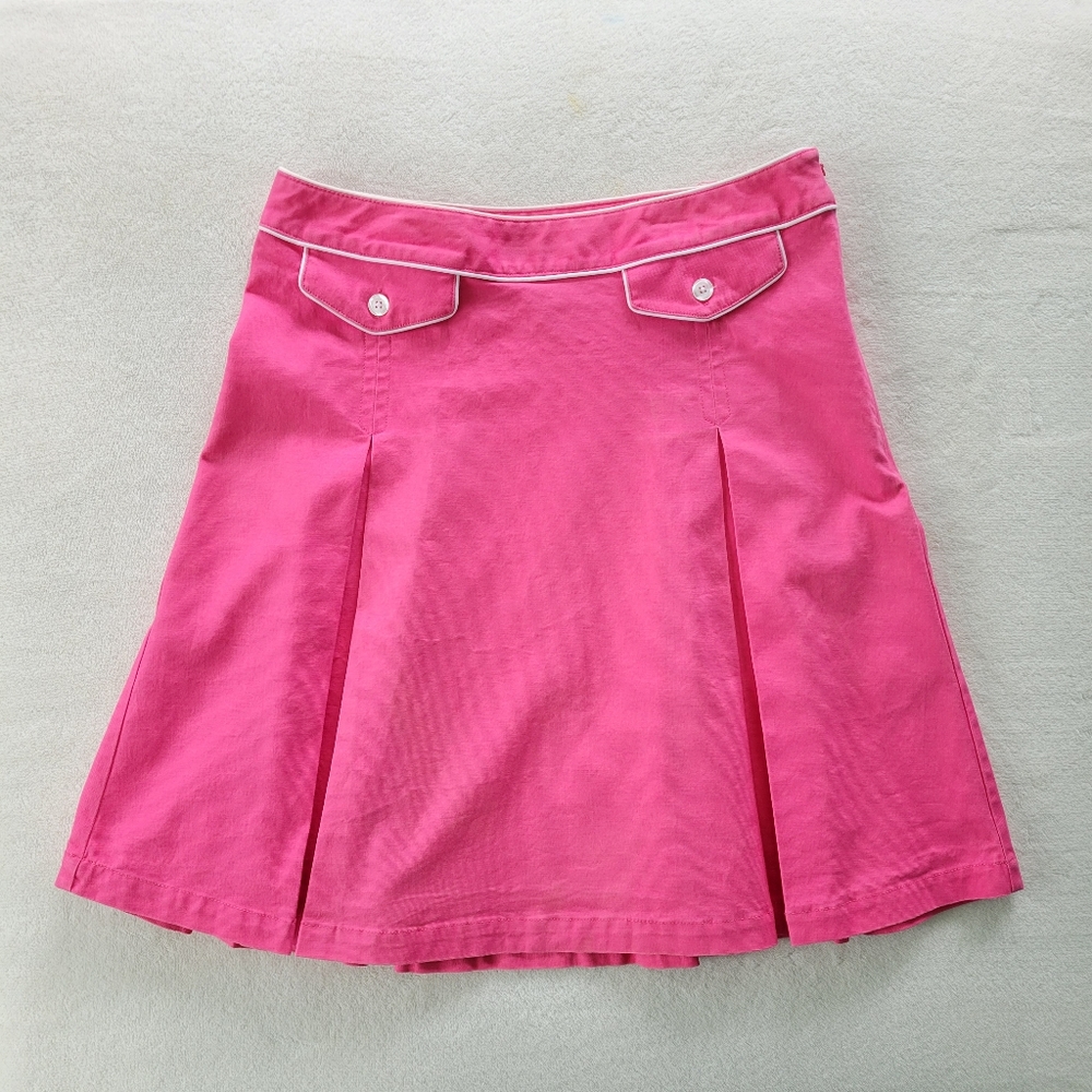 Isaac Mizrahi pink midi skirt size 10